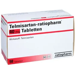 Telmisartan-ratiopharm 40 mg Tabletten 98 St