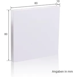Longlife LED LED Treppenleuchte 1 eckig weiß/Aluminium