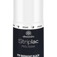 Alessandro Striplac Peel or Soak 119 midnight black 8 ml