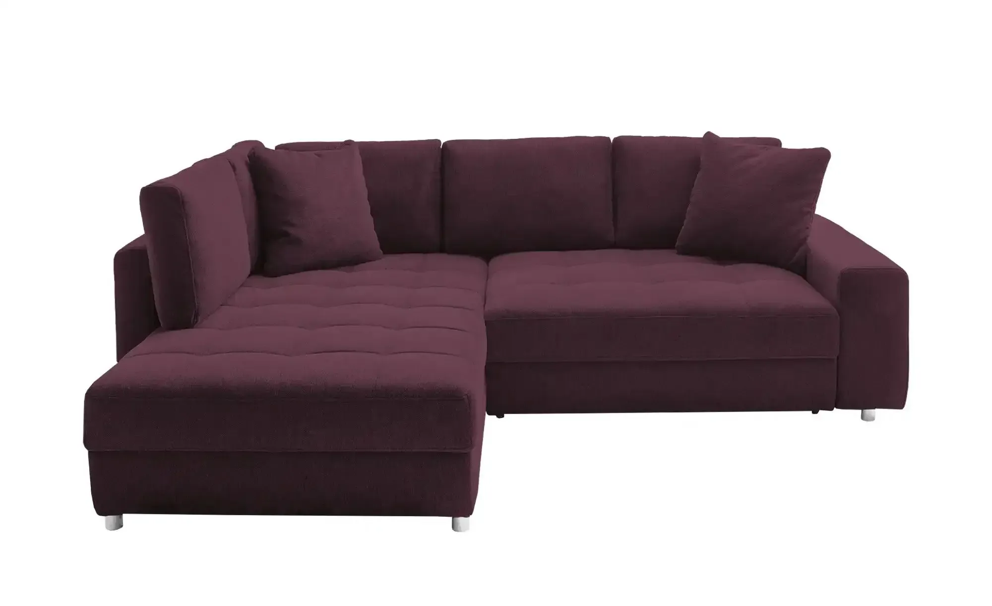 bobb Ecksofa  Arissa de Luxe , rot , Maße (cm): B: 265 H: 84 T: 215.0