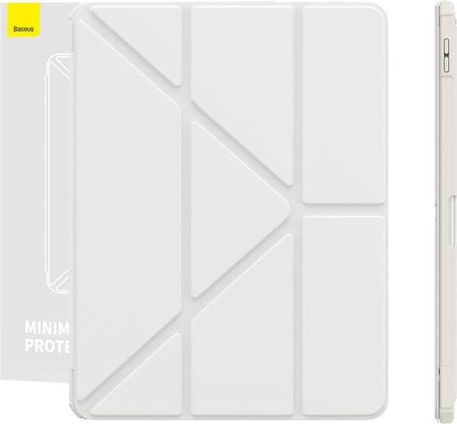 Baseus Protective case Minimalist for iPad Air 4/5 10.9-inch (white) (iPad Air 4), Tablet Hülle, Schwarz