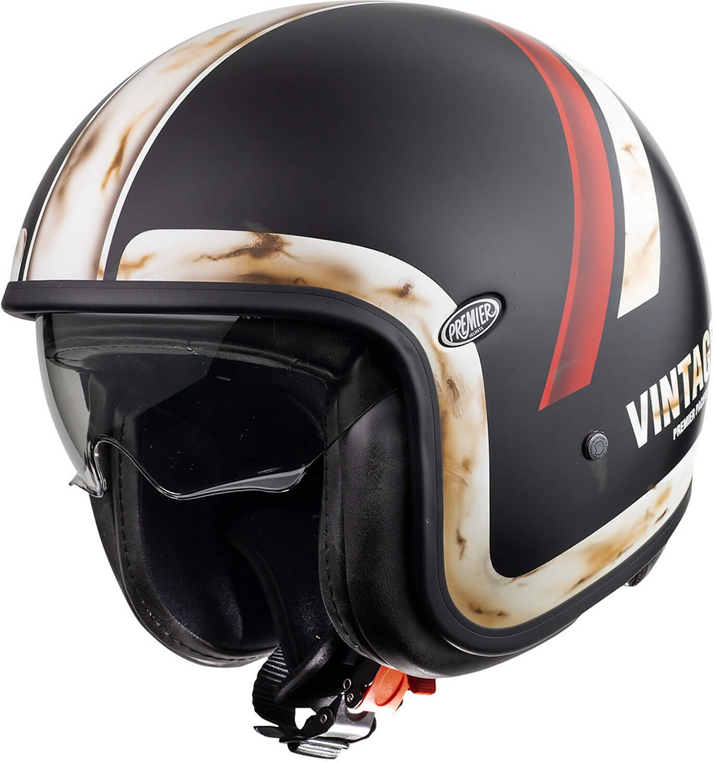 Premier Vintage DO 92 O.S. BM De Helm van de straal, zwart-wit-rood, XL