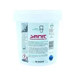 Sanit Wasserkastenwürfel 3056   für Einwurfschacht Geberit, 10 Stück