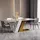 xl moebel gmbh Tische Design Tisch Luxus Marmor Imitation Möbel Esszimmer Esstische Modern Gold - Weiß