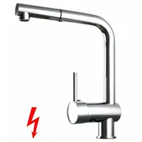 Spültischarmatur mit Brause ausziehbar Niederdruck Einhandmischer verchromt