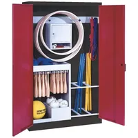 C+P Sportgeräteschrank mit Vollblech-Flügeltüren (Typ 1), HxBxT 195x120x50 cm,