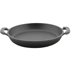 BIOL Servierpfanne 18 cm emaillierte Bratpfanne Gusseisen Gusspfanne Schmorpfanne Emaillie