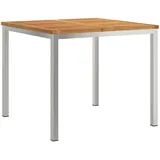 vidaXL Gartentisch 90 x 90 x 74,5 cm Braun