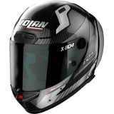 Nolan X-804 RS Ultra Carbon Hot Lap Helm, schwarz-grau, Größe L
