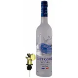 Grey Goose Vodka + Ausgießer Totenkopf Schädel
