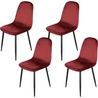 Hti-Living Stühle Savannah Velvet 4er-Set