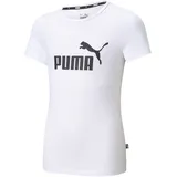 Puma Essentials Logo T-Shirt Mädchen white 164