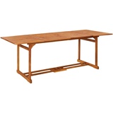 vidaXL Garten-Esstisch 220x90x75 cm Massivholz Akazie
