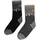 Jack Wolfskin Mount Multi Sock CL C Wandersocken 3er Pack Black/Grey 35-37