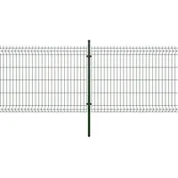 Tetzner & Jentzsch T & J Pfosten für Gitterzaun Strong für 103 cm Grün Ø34 mm x 1500 mm