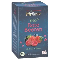 Meßmer BIO Früchtetee »Rote Beeren« Tassenportion, Papierkuvert, 20er-Pack