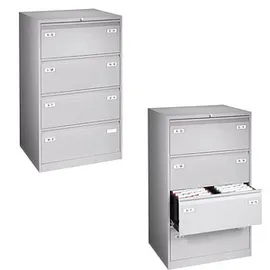 BISLEY Light Hängeregistraturschrank 80 x 62,2 x 132,1 cm lichtgrau