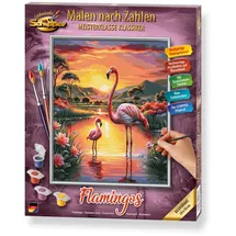 Schipper Malen nach Zahlen Flamingos 1 St. 24 x 30 cm