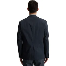 Marc O'Polo Sakko "aus elastischem Popeline", Herren, Gr. 50, blau (schwarz navy), Obermaterial: 73% Baumwolle, 24% Polyamid, 3% Elasthan, unifarben, Sakkos Sakko