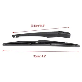 SERTPLAS Heckscheibenwischer-Set mit Arm und Wischblatt 350 mm