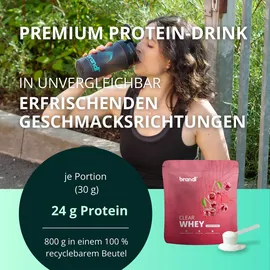 Brandl Clear Whey Protein Cherry Splash Pulver 800 g