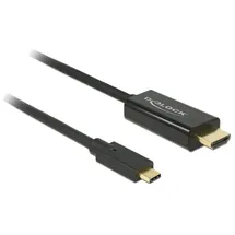 DeLock Kabel USB Type-C HDMI 4K 60 Hz 1 m, schwarz
