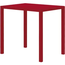 Kleiner Esstisch Quatris 80x60x75 cm rot