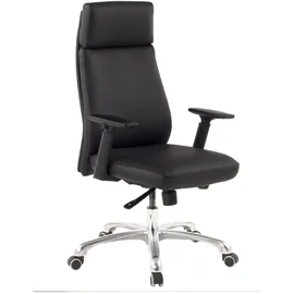 FineBuy Porto Leder Schwarz