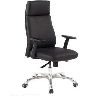 FineBuy Porto Leder Schwarz