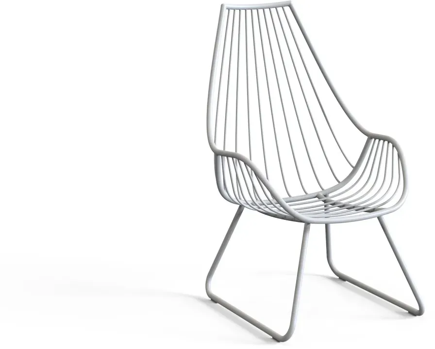 Diningsessel Chill Hochlehner - 301 - weiß standard 626 - anthracite