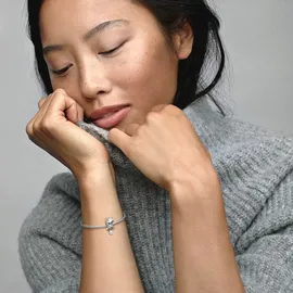 Pandora Kätzchen & Garnknäuel Charm in Sterling Silber