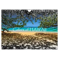 Calvendo Colors of HAWAII (Wandkalender 2026 DIN A4 quer),