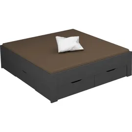 Rauch Stauraumbett Aditio 186 x 208 cm grau