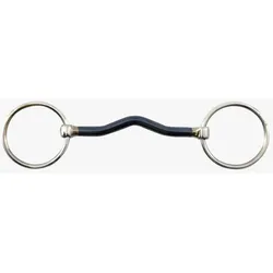 Gebiss gerade gebogen Eisen blau Pferd Premier Equine Sweet Iron silber|silber 11.5 CM