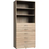 WIMEX Regal 80 x 40 x 185 cm Holzfarben