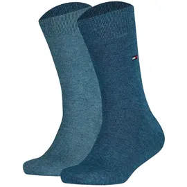 Tommy Hilfiger Basic Socken 2er Pack Blau 35-38
