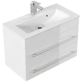 Posseik Badmöbel Portus 700 SlimLine weiß Hochglanz