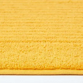 Homescapes Imperial Badematte Ocker 80 x 50 cm