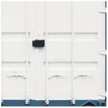 ABUS ConHasp Granit Containerschloss VdS 215/100 + 37/55HB100 ConLock spezialgehärtet mit Schlüssel