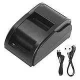 FTVOGUE Thermo-Belegdrucker, ABS-Thermodrucker 60–80 Mm/s USB für Hotel (EU-Stecker)