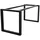 MetaloPro Tischbein Eta 160x70x72 cm