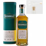 Bushmills 10 Jahre irischer Single Malt Whiskey + Glaskugelportionierer Whisky