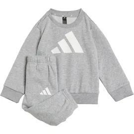 adidas Kinder Trainingsanzug I BL FT JOG 240 JM0889 86 - Medium Grey Heather/White - 86