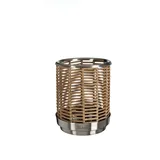 Fink Windlicht FLAVIO Edelstahl Beige