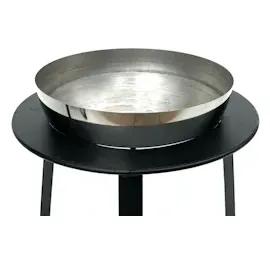 DanDiBo Ambiente Blumenhocker 27 x 27 cm Schwarz Silber