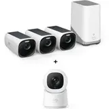 eufyCam 3 Starter Set 3+1 - 3er-Kameraset mit HomeBase 3 + gratis Indoor Cam C220
