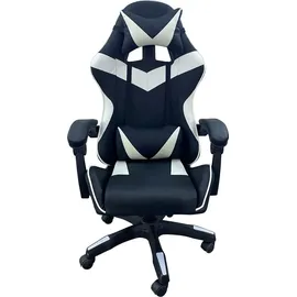 Hti-Living Krit Gaming-Stuhl Schwarz-Weiß