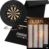 Stagecaptain DBS-1715C Bullseye Champion Dartscheibe Home Set
