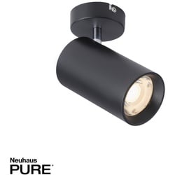 Paul Neuhaus PURE Technik LED Deckenleuchte und Wandlampe mattschwarz 1flammig