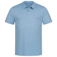 Tom Fyfe Poloshirt TOM FYFE Merino Poloshirt Herren Steel Blue / 2XL blau 2XL